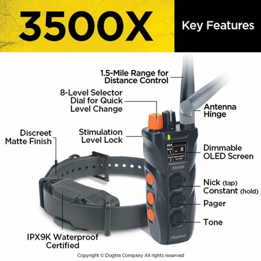 DOGTRA-3500X-ECOLLAR-REMOTE-TRNG-SYSTM-1-1-2ML-1DOG