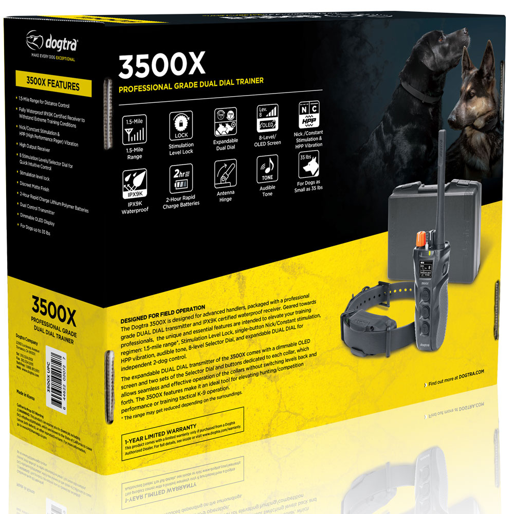 DOGTRA-3500X-ECOLLAR-REMOTE-TRNG-SYSTM-1-1-2ML-1DOG