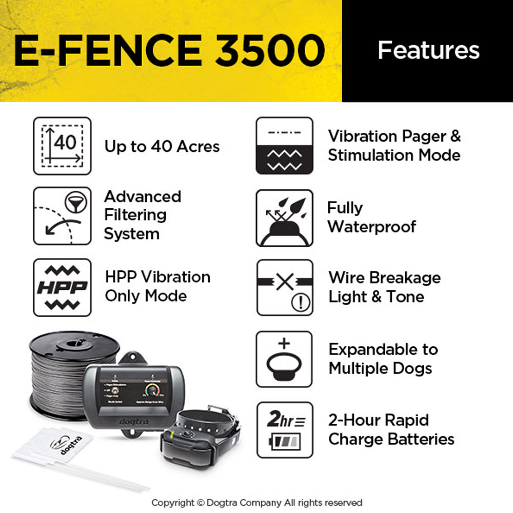 DOGTRA-EFENCE-3500-WRDFNCE-CLLR-CONTMNT-SYSTM-40ACR