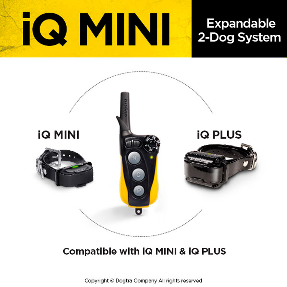DOGTRA-IQMINI-ECOLLAR-REMOTE-TRNG-SYSTM-400YRD-1DOG
