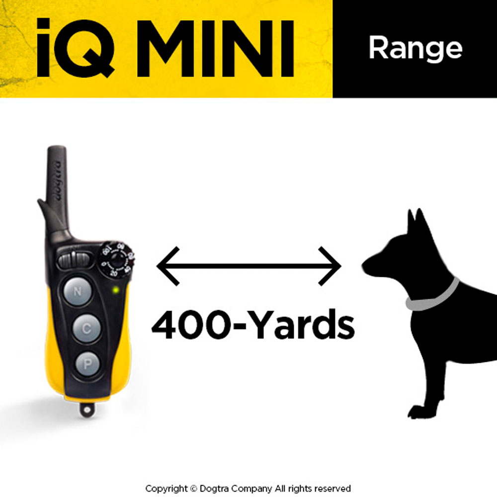 DOGTRA-IQMINI-ECOLLAR-REMOTE-TRNG-SYSTM-400YRD-1DOG
