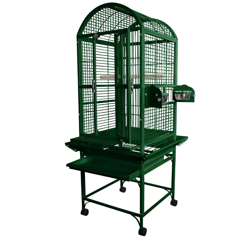 DOME-TOP-BIRD-CAGE-GREEN-18X18X51