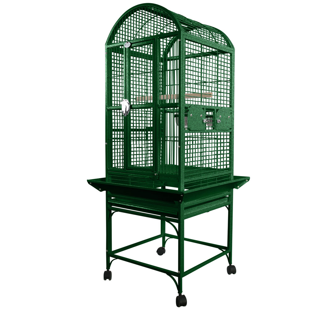 DOME-TOP-BIRD-CAGE-GREEN-18X18X51