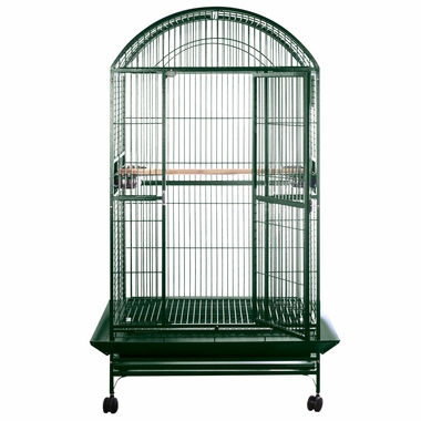 DOME-TOP-BIRD-CAGE-GREEN-40X30