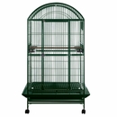 Dome Top Bird Cage with 1" Bar Spacing - Green (40"x30"x75")