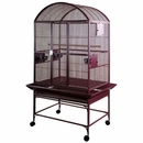 Dome Top Bird Cage with 3/4" Bar Spacing - Burgundy (32"x23"x63")