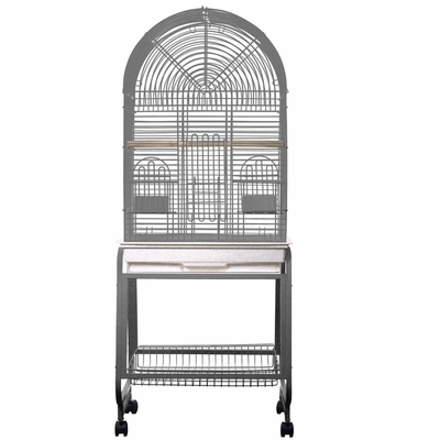 DOME-TOP-CAGE-STAINLESS-STEEL-36X28X65