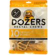 Dozers Dental Chews for Dogs 30-50 lbs - Brush (10 Medium Chews)