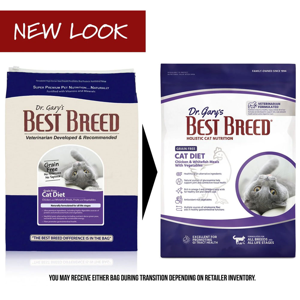 Dr. Gary's Best Breed Holistic GrainFree All Life Stages Dry Cat Food