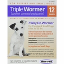Durvet Triple Wormer for Puppies & Small Dogs Dogs 6-25 lbs (12 Flavored Tablets)