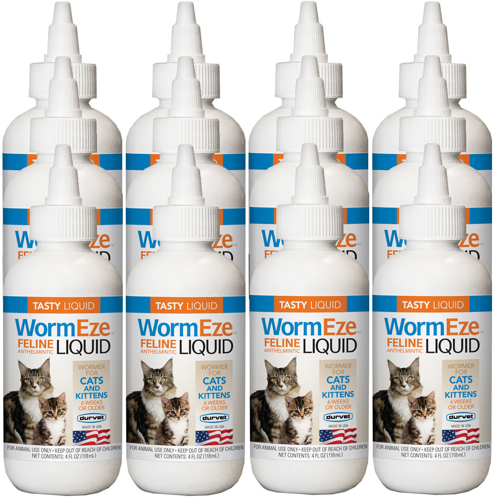 DURVET-WORMEZE-FELINE-LIQUID-12PK
