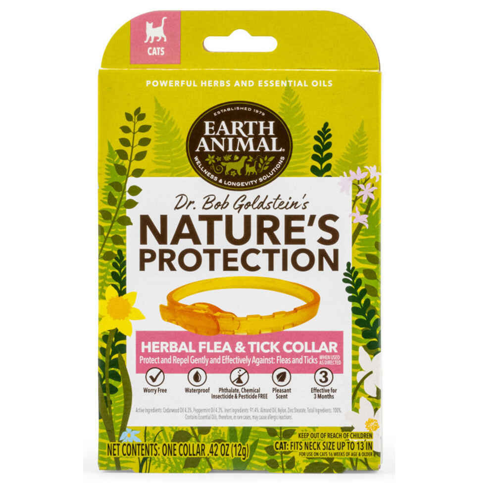 Earth Animal Nature's Protection Flea & Tick Herbal Collar for Cats, 13