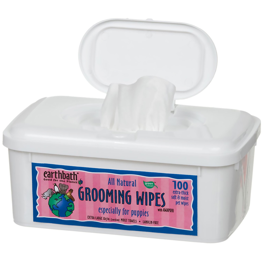 Earthbath Grooming Wipes for Puppies (100 count) On Sale EntirelyPets