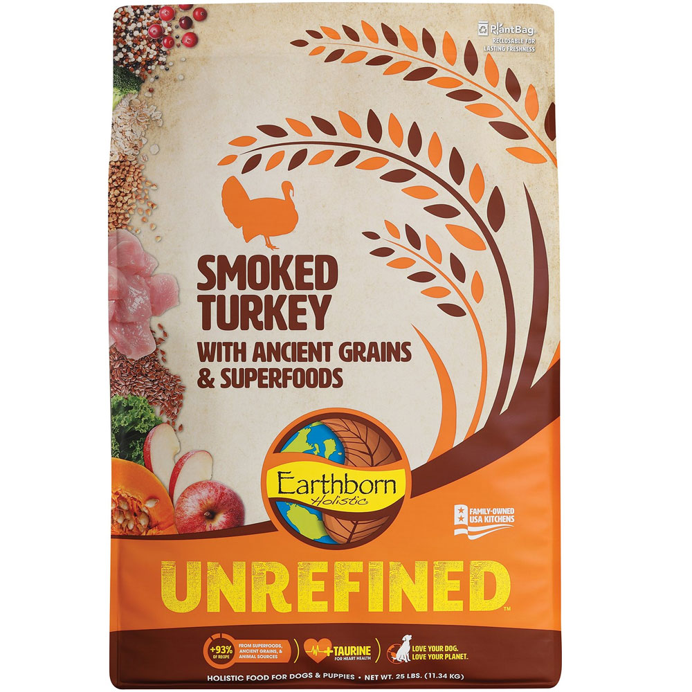 Earthborn Holistic Unrefined Smoked Turkey with Ancient Grains