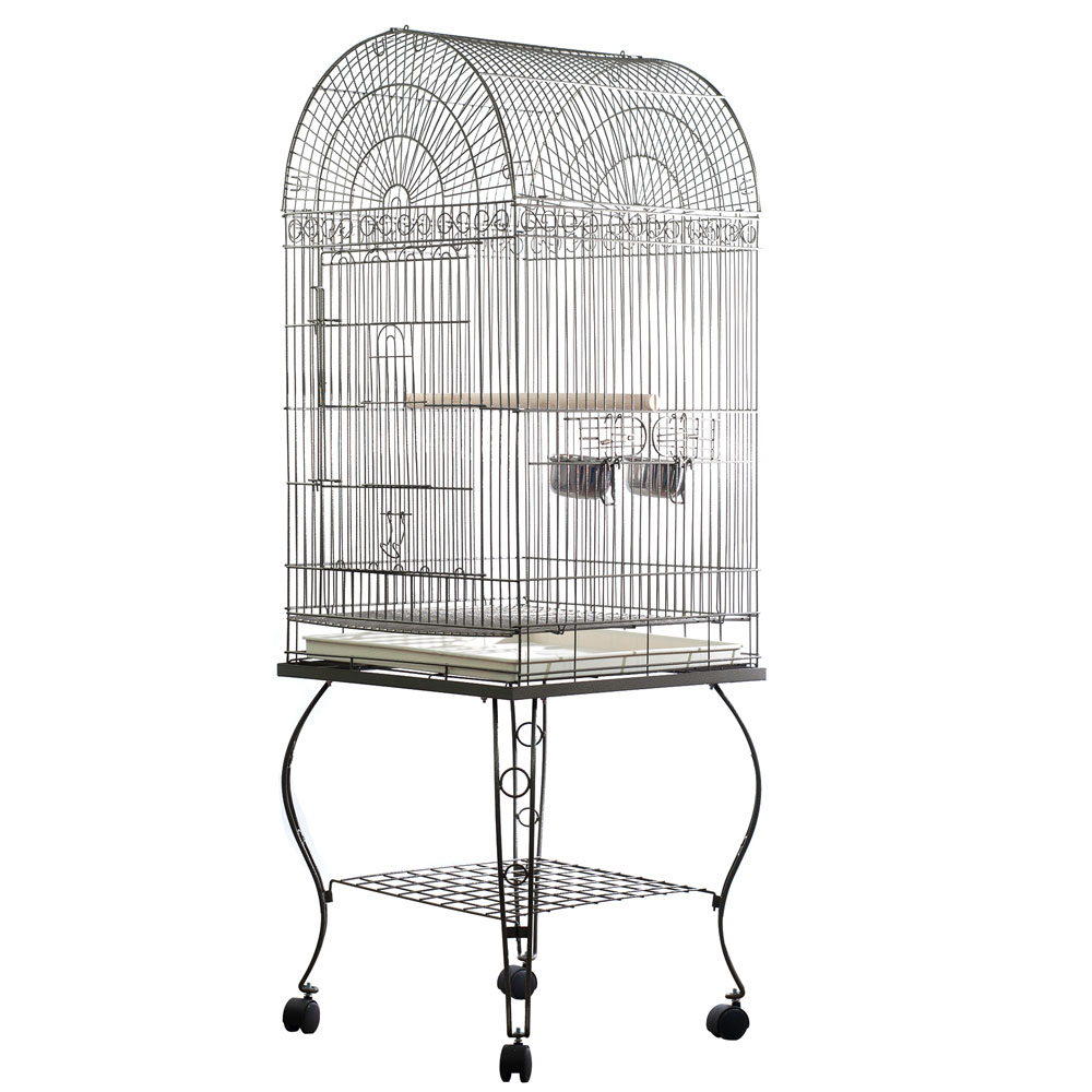 ECONOMY-DOME-TOP-BIRD-CAGE-BLACK