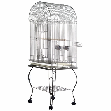 ECONOMY-DOME-TOP-BIRD-CAGE-BLACK