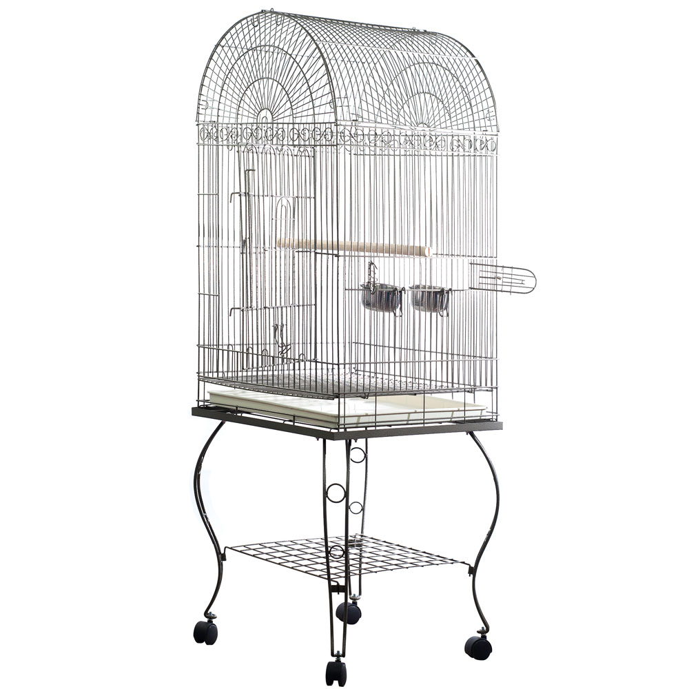 ECONOMY-DOME-TOP-BIRD-CAGE-WHITE