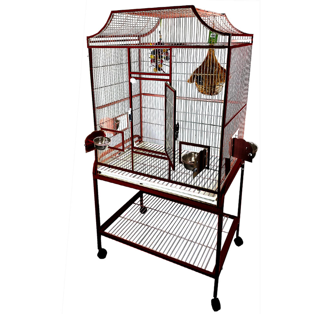 ELEGANT-STYLE-FLIGHT-BIRD-CAGE-BURGUNDY-32X21
