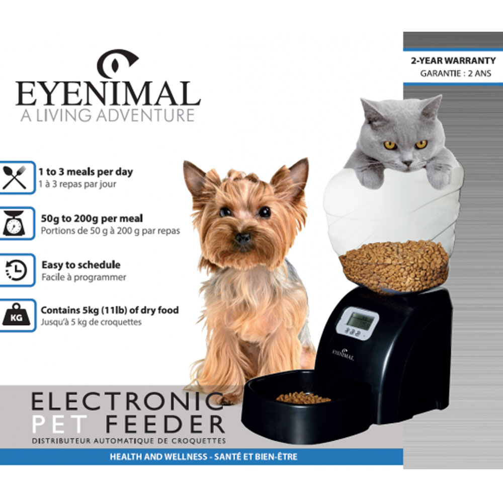 Eyenimal Electronic Pet Feeder for Cats & Small Dogs On Sale