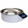 Eyenimal Intelligent Non-Skid Stainless Steel Dog & Cat Bowl - White  (1 L)