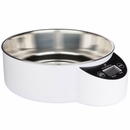 Eyenimal Intelligent Non-Skid Stainless Steel Dog & Cat Bowl - White  (1.8 L)