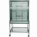 Flight Cage & Stand - Green (32"x21"x63")