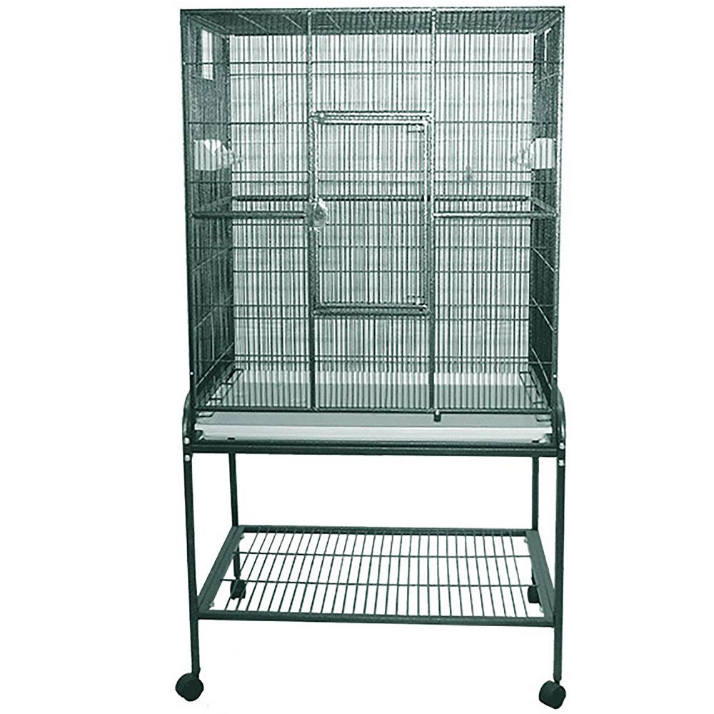 FLIGHT-CAGE-STAND-GREEN-32X21X63