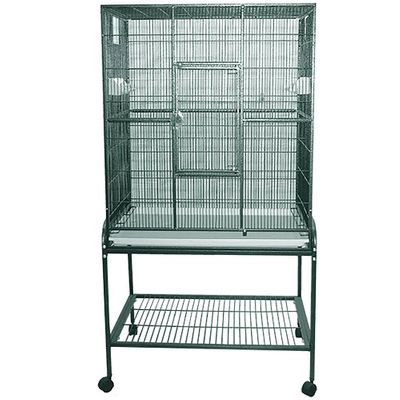 FLIGHT-CAGE-STAND-GREEN-32X21X63