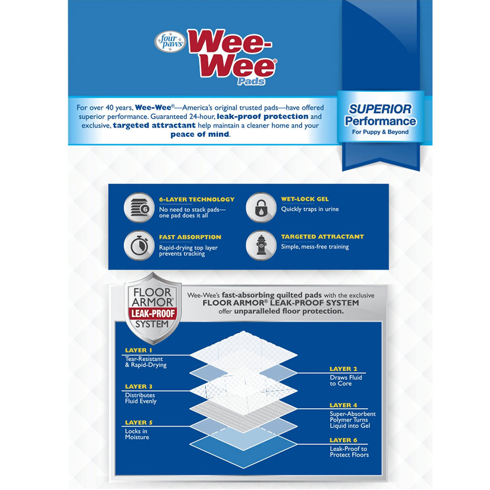 FOUR-PAWS-WEE-WEE-PUPPY-PADS-10-COUNT