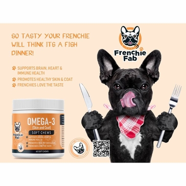 FRENCHIE-FAB-OMEGA-3--SKIN-AND-COAT--SOFT-CHEWS-60CT