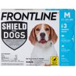 Frontline Shield Flea & Tick Treatment for Medium Dogs, 21 - 40 lbs, 3 doses