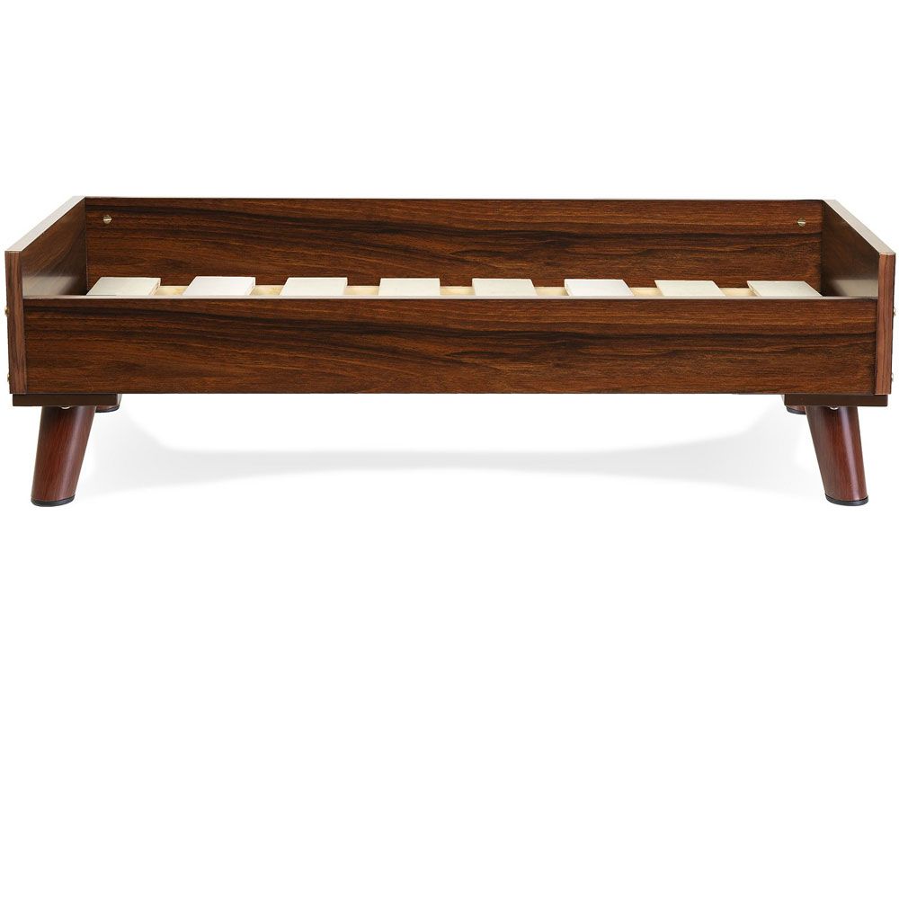 Furhaven Bed Frame Walnut (Medium) On Sale EntirelyPets