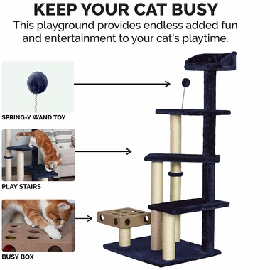 FURHAVEN-CAT-FURNITURE-PLAY-STAIRS-BLUE