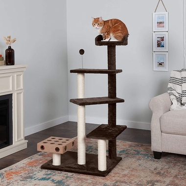 FURHAVEN-CAT-FURNITURE-PLAY-STAIR-BROWN
