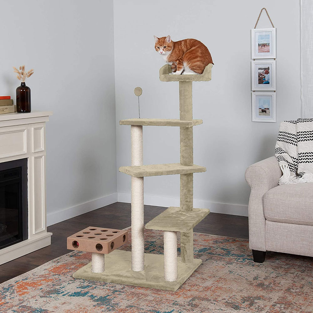 FURHAVEN-CAT-FURNITURE-PLAY-STAIRS-CREAM