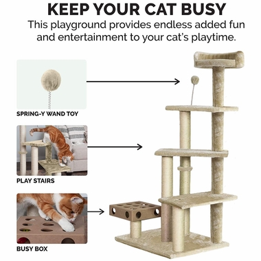 FURHAVEN-CAT-FURNITURE-PLAY-STAIRS-CREAM