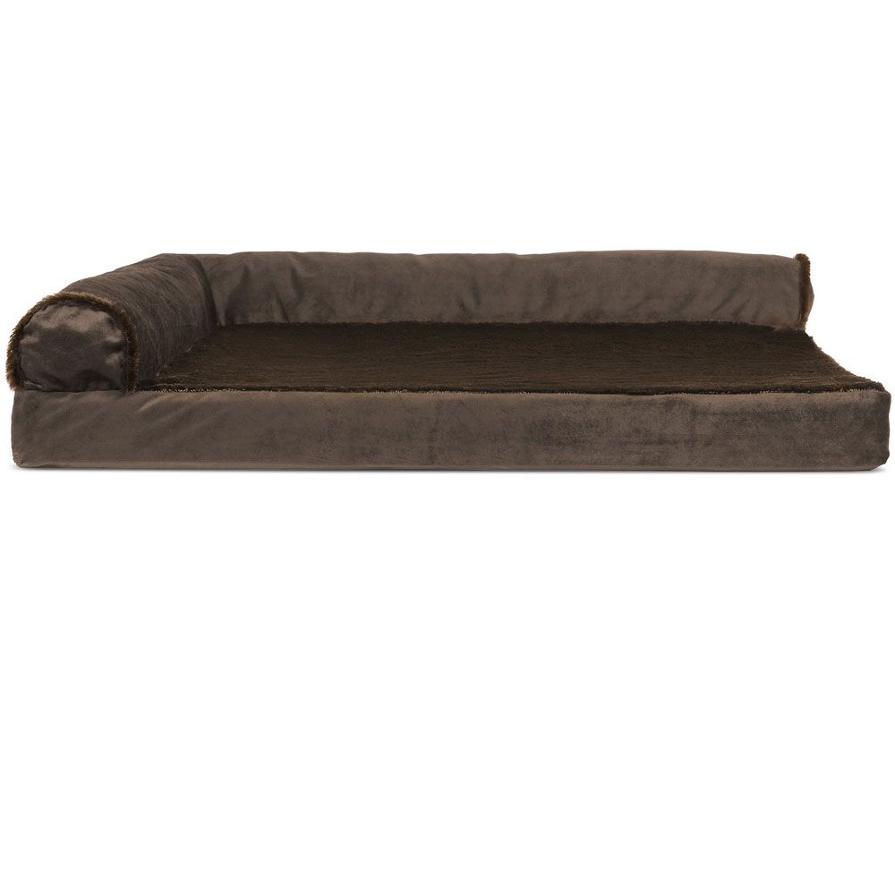 FURHAVEN-COOLING-GEL-CHAISE-LOUNGE-BED-BROWN-SMALL