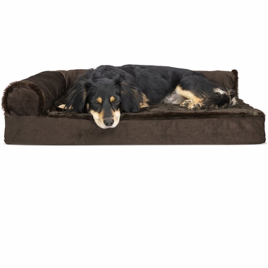 FURHAVEN-COOLING-GEL-CHAISE-LOUNGE-BED-BROWN-SMALL