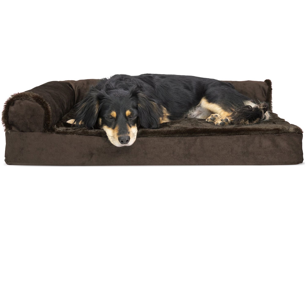 FURHAVEN-COOLING-GEL-CHAISE-LOUNGE-BED-BROWN-SMALL