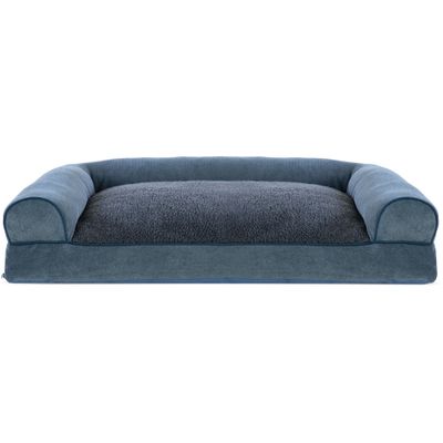 FAUXFLEECE-CHENILLE-SFTWOVN-PILLW-SOFA-PTBED-ORION-BLUE-LG