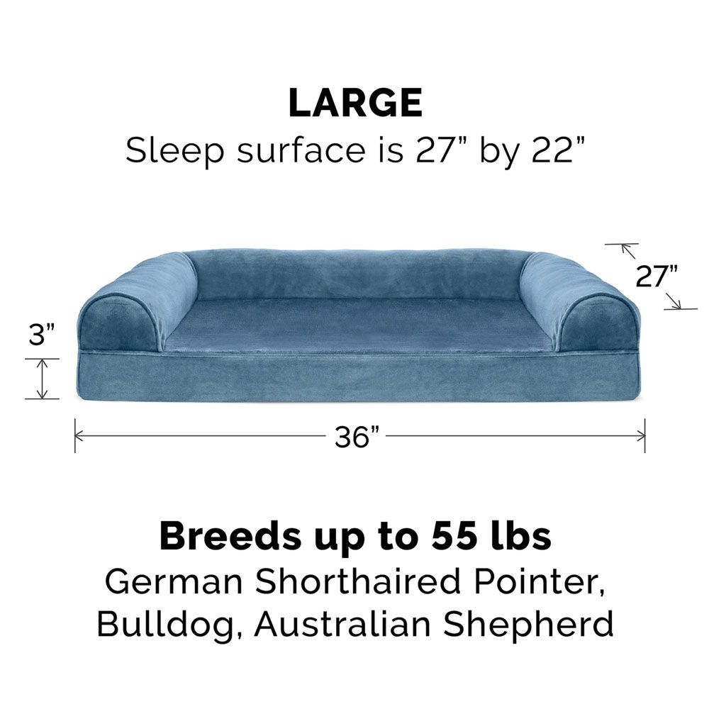 FURHAVEN-FAUX-FUR-VELVET-PILLOW-BED-SMOKE-GRAY-LARGE