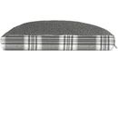 Furhaven Faux Sheepskin & Plaid Deluxe Memory Foam Pet Bed - Smoke Gray (Small)