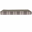 Furhaven Faux Sheepskin & Plaid Deluxe Orthopedic Pet Bed - Java Brown (Medium)