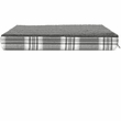 Furhaven Faux Sheepskin & Plaid Deluxe Orthopedic Pet Bed - Smoke Gray (Small)