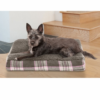 FUXSHEPSKN-PLAIDDLXPILLW-PTBD-JAVA-BROWN-MD