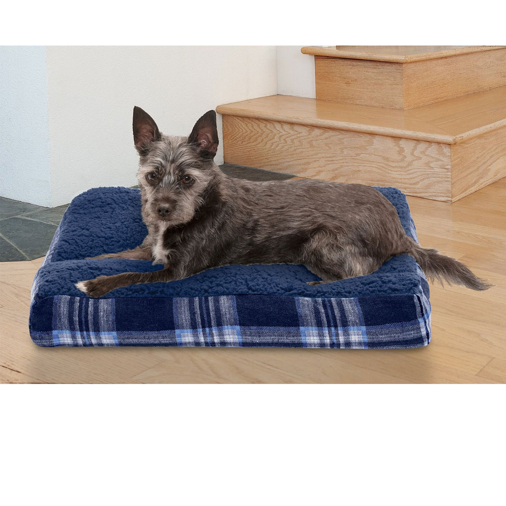 FUXSHEPSKN-PLAIDDLXPILLW-PTBD-MIDNGHTBLU-SM