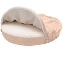 FurHaven Faux Sheepskin Snuggery Orthopedic Pet Bed - Cream (26")