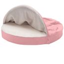 FurHaven Faux Sheepskin Snuggery Orthopedic Pet Bed - Pink (44")
