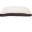 Furhaven Faux Sheepskin & Suede Deluxe Cooling Gel Top Pet Bed - Espresso (Large)
