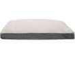 Furhaven Faux Sheepskin & Suede Deluxe Cooling Gel Top Pet Bed - Gray (Jumbo)